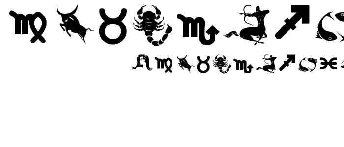 Zodiac Nice font